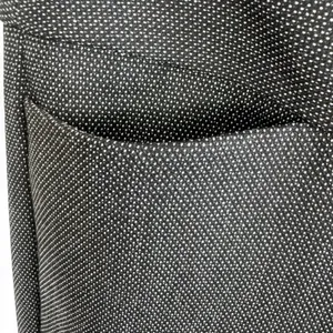 Express Editor Pants Womens 2 Black White Micro Dot Flare Leg Dress Trousers‎ thumbnail 4