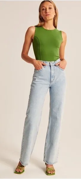 Abercrombie & Fitch Green Bodysuit thumbnail 1