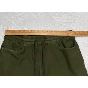 Althleta Farallon Pants Aspen Olive Drawstring Straight Leg Pockets Womens Small thumbnail 5