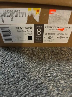 BearPaw Black Suede Ankle Booties with Rugged Sole thumbnail 4