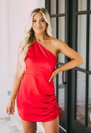 These Three Boutique Red Dress thumbnail 1