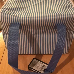 Cotton On New square makeup bag or lunch box in stripe thumbnail 4