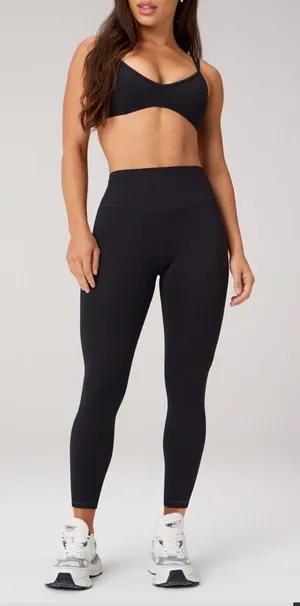 Fabletics The No-Seam Pureluxe TLC Leggings 7/8 In Black Size Large thumbnail 1