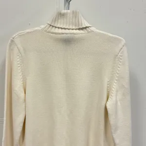 Vintage Splendor Cream White 100% Cotton Turtleneck Sweater Women's XL‎ Canada thumbnail 5