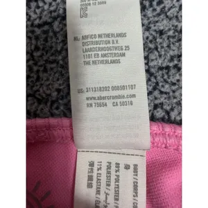 Hollister Bikini Set Womens M/S Pink Ribbed Underwire High Cut Swim 36B thumbnail 9