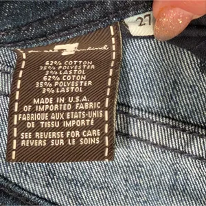 7 For All Mankind 27 Rocker Slim Boot Leg Bootcut‎ Jeans Dark Faded Wash Denim thumbnail 4