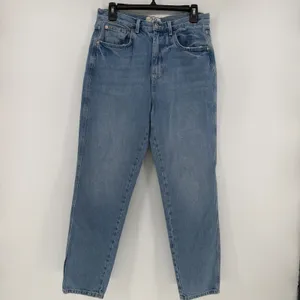 We The Free Free People High Rise‎ Straight Leg Jeans Light Wash Size 28 Blue thumbnail 2