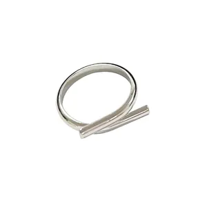 Boutique Unisex Wrap Ring | 925‎ Sterling Silver Adjustable Band thumbnail 9