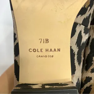 Cole‎ Haan Vivianne pointed toe loafer animal print women’s size 7.5 thumbnail 8