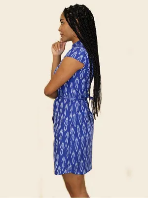 Passion Lilie | MAJESTIC ORGANIC COTTON BUTTON DRESS, Small thumbnail 2