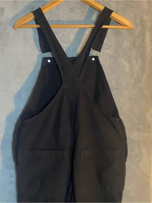 Everlane Black Cotton‎ Overalls with Adjustable Straps size 2 thumbnail 7