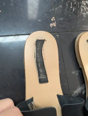 Steven By Steve Madden Black H Sandals Size 7 thumbnail 3