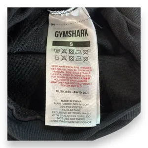 Gymshark Women's Flex Cycling Shorts Light Black Size S Biking Short Small‎ thumbnail 3