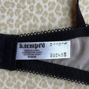 NWOT b.tempt’d black lace bra Size L thumbnail 4