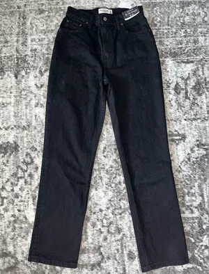 NEW Abercrombie & Fitch The 90s Straight Ultra High Rise Curve Love thumbnail 3