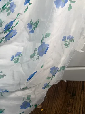 BHLDN Kendall High-Neck Scarf Floral Organza Maxi Dress Size Large thumbnail 7