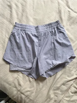 Buffbunny Light Purple Double-Layer Running Shorts thumbnail 5