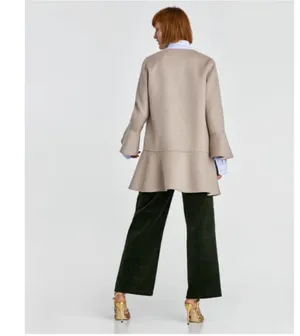 New! European Wool Blend Coat thumbnail 2