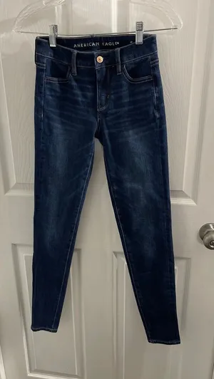 American Eagle Dream Stretch Jegging Size 000 Dark Wash thumbnail 1