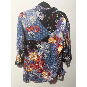 Lilly Pulitzer Anthropologie Resort Paisley Floral Button Up‎ Shirt Medium NWT thumbnail 9