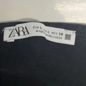 ZARA Black Pull-On Spaghetti Strap Cotton Romper w/ Attached Belt Straps- Large thumbnail 10