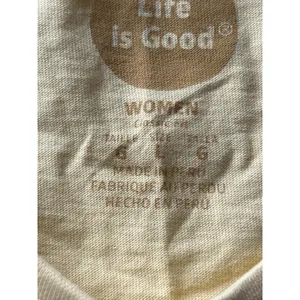 Life is good butter yellow tank top Large pineapple cocktail thumbnail 4