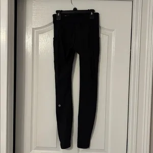 Lululemon Athletica Black High-Waisted Leggings thumbnail 2