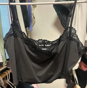 Skims Black Lace Top thumbnail 1