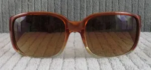 New Divine Eyewear Vixen Orange Fade/Amber Gradient Sunglasses NWT Women's thumbnail 1