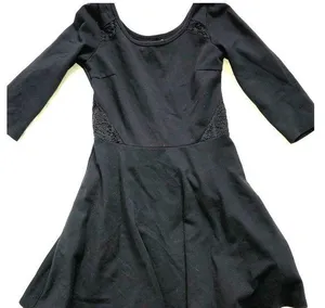 Hollister Black 3/4 Sleeve Skater Dress thumbnail 1