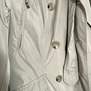 French Connection tan trench coat women's size S full length pockets small marks thumbnail 6