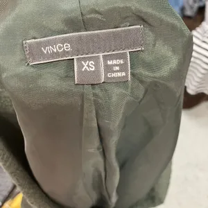 Vince Green Moto Jacket Womens XS Lightweight Full‎ Zip Pockets Textured thumbnail 3