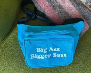 Rare “Big Ass Bigger Sass” belt bag bum bag music festival bag thumbnail 2