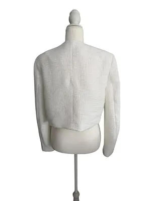 REFORMATION White Buttoned Blazer Jacket Size Small thumbnail 5