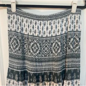 Westport Maxi High Rise BohoPaisley Green Skirt eathy‎ flowy size Small mermaid thumbnail 2