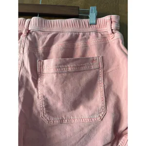 American Eagle sz 14 Pink Denim Easy Shortie Pockets Relaxed Streetwear Everyday thumbnail 8