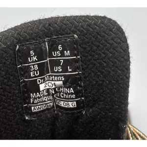 Dr Martens Chunky Ankle Boots Womens Size 7 Mens 6 Brown Lace Up Hightop Y2K thumbnail 11