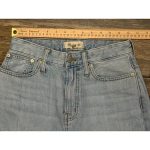 Madewell The Curvy Perfect‎ Vintage Jean Light Wash High Rise Mom Cotton Size 26 thumbnail 7