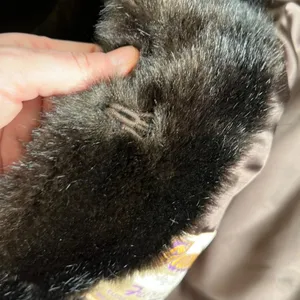Vintage Grandella Black and Brown Faux Fur‎ thumbnail 6