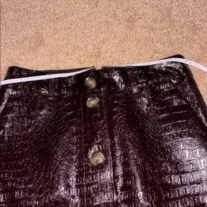 Rachel Comey x Target Croc Embossed Faux Leather Midi Skirt 0 thumbnail 6