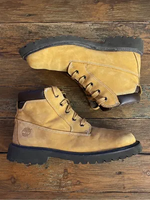 Timberland Women's Nellie Chukka Leather Ankle Boots in Wheat - Sz 8.5 🧡🎀 thumbnail 12