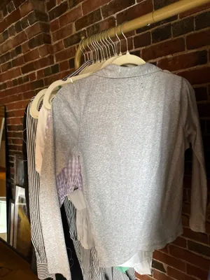 J.Crew Collared Shirt Gray thumbnail 3