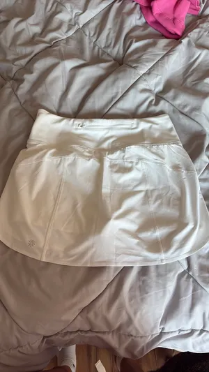 White Athleta Run With it 14” Skort thumbnail 6