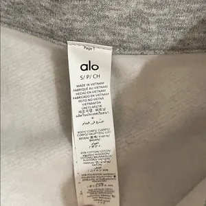 ALO Yoga NWOT Accolade 1/4 Zip Pullover Athletic Heathered Grey Size S thumbnail 8
