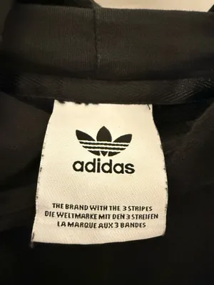 Adidas Originals Black Trefoil Graphic Pullover Hoodie thumbnail 3
