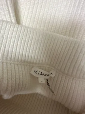 White Knit Set Size L thumbnail 5