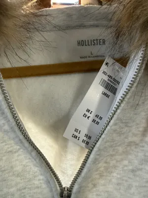 Hollister Fur Trim Hoodie L thumbnail 3