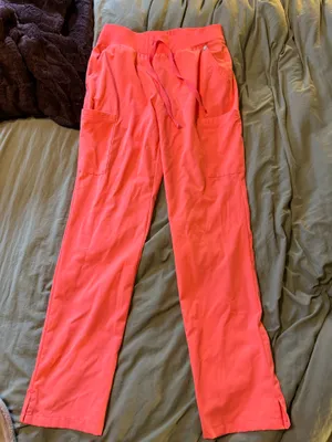 Uniform Advantage Hypothesis coral scrub pants thumbnail 1