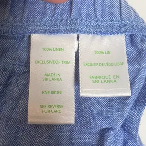 LILLY PULITZER- Brea Linen Shorts Blue Casual Pull On Summer Travel Resort Prep thumbnail 7