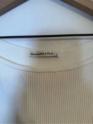 Abercrombie & Fitch Ribbed Knit Sweater Boat Neck Tank‎ Top thumbnail 3